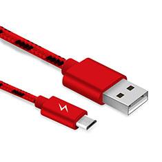 Kabel USB 2.0 Android Universal A03 für Sony Xperia XZ3 Rot