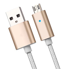 Kabel USB 2.0 Android Universal A08 für Sony Xperia 10 Plus Gold