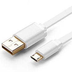 Kabel USB 2.0 Android Universal A09 für Samsung Galaxy S21 5G Weiß