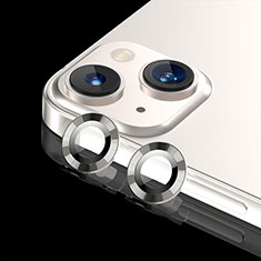 Kameraschutz Gehärtetes Glas Glasfolie Skins zum Aufkleben C08 Panzerglas für Apple iPhone 13 Silber