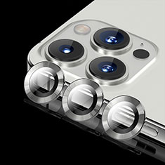 Kameraschutz Gehärtetes Glas Glasfolie Skins zum Aufkleben C08 Panzerglas für Apple iPhone 14 Pro Silber