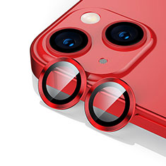 Kameraschutz Gehärtetes Glas Glasfolie Skins zum Aufkleben C10 Panzerglas für Apple iPhone 13 Rot
