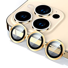 Kameraschutz Gehärtetes Glas Glasfolie Skins zum Aufkleben C10 Panzerglas für Apple iPhone 14 Pro Gold