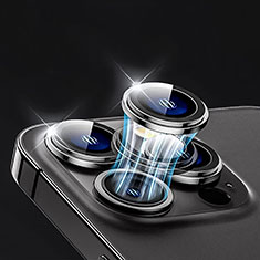 Kameraschutz Gehärtetes Glas Glasfolie Skins zum Aufkleben M01 Panzerglas für Apple iPhone 14 Pro Max Schwarz