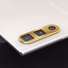 Kameraschutz Gehärtetes Glas Glasfolie Skins zum Aufkleben Panzerglas für Samsung Galaxy Note 10 5G Gold