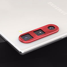 Kameraschutz Gehärtetes Glas Glasfolie Skins zum Aufkleben Panzerglas für Samsung Galaxy Note 10 5G Rot