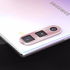 Kameraschutz Gehärtetes Glas Glasfolie Skins zum Aufkleben Panzerglas für Samsung Galaxy Note 10 Rosegold
