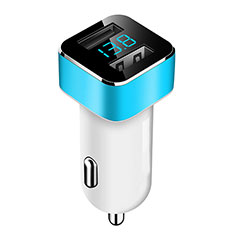 Kfz-Ladegerät Adapter 3.1A Dual USB Zweifach Stecker Fast Charge Universal für Apple iPhone 11 Hellblau