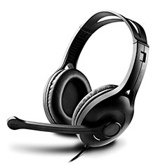 Kopfhörer Stereo Sport Headset In Ear Ohrhörer H61 für Nokia 7 Plus Schwarz