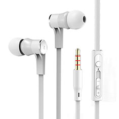 Kopfhörer Stereo Sport Ohrhörer In Ear Headset H12 für Huawei Y6 Prime 2019 Weiß