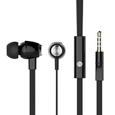 Kopfhörer Stereo Sport Ohrhörer In Ear Headset H13 für Motorola Moto G52j 5G Schwarz
