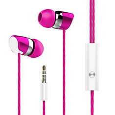 Kopfhörer Stereo Sport Ohrhörer In Ear Headset H16 für Huawei MateBook HZ-W09 Pink