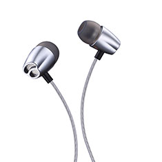 Kopfhörer Stereo Sport Ohrhörer In Ear Headset H26 für Sony Xperia XA3 Ultra Grau