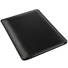 Leder Handy Tasche Sleeve Schutz Hülle für Apple iPad 2 Schwarz