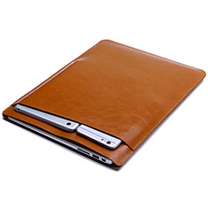 Leder Handy Tasche Sleeve Schutz Hülle für Huawei Honor MagicBook 14 Orange