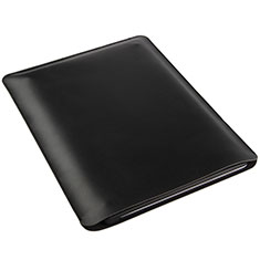 Leder Handy Tasche Sleeve Schutz Hülle für Huawei Mediapad Honor X2 Schwarz