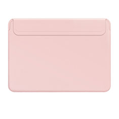 Leder Handy Tasche Sleeve Schutz Hülle L01 für Apple MacBook Air 11 zoll Rosa