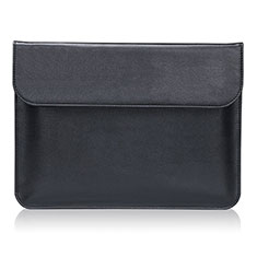 Leder Handy Tasche Sleeve Schutz Hülle L02 für Huawei Honor MagicBook 15 Schwarz