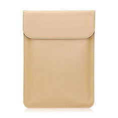 Leder Handy Tasche Sleeve Schutz Hülle L03 für Huawei Matebook D14 (2020) Gold