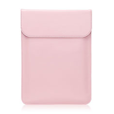 Leder Handy Tasche Sleeve Schutz Hülle L03 für Huawei Matebook D14 (2020) Rosa