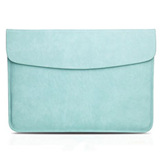 Leder Handy Tasche Sleeve Schutz Hülle L06 für Apple MacBook Air 11 zoll Cyan