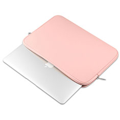 Leder Handy Tasche Sleeve Schutz Hülle L16 für Apple MacBook 12 zoll Rosa