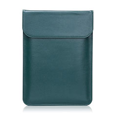 Leder Handy Tasche Sleeve Schutz Hülle L21 für Apple MacBook 12 zoll Grün