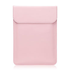 Leder Handy Tasche Sleeve Schutz Hülle L21 für Apple MacBook 12 zoll Rosa