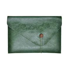 Leder Handy Tasche Sleeve Schutz Hülle L23 für Apple MacBook Air 13 zoll Grün