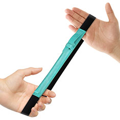 Leder Hülle Schreibzeug Schreibgerät Beutel Halter mit Abnehmbare Gummiband P03 für Apple Pencil Apple iPad Pro 9.7 Grün