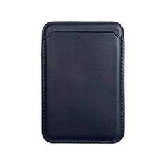 Luxus Leder Wallet Schutzhülle mit Mag-Safe Magnetic Magnetisch für Apple iPhone 12 Pro Königs Blau