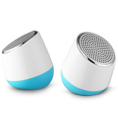 Mini Lautsprecher Stereo Speaker S02 für Motorola Moto G9 Plus Weiß