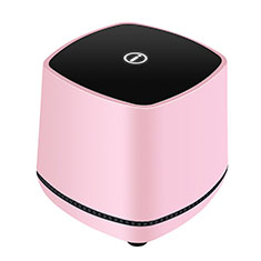Mini Lautsprecher Stereo Speaker W06 für Wiko U Pulse Lite Rosa