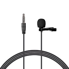 Mini-Stereo-Mikrofon Mic 3.5 mm Klinkenbuchse K08 für Oppo A2 Pro 5G Schwarz