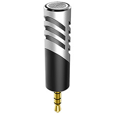 Mini-Stereo-Mikrofon Mic 3.5 mm Klinkenbuchse M09 Silber