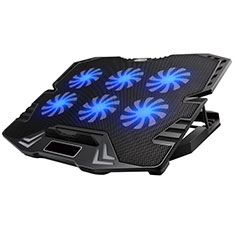 NoteBook Halter Halterung Kühler Cooler Kühlpad Lüfter Laptop Ständer 9 Zoll bis 16 Zoll Universal M15 für Huawei Honor MagicBook 15 Schwarz