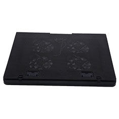 NoteBook Halter Halterung Kühler Cooler Kühlpad Lüfter Laptop Ständer 9 Zoll bis 16 Zoll Universal M22 für Huawei Honor MagicBook 15 Schwarz