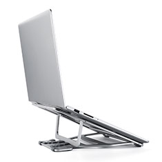 NoteBook Halter Halterung Laptop Ständer Universal K03 für Apple MacBook 12 zoll Silber