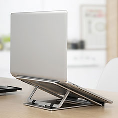 NoteBook Halter Halterung Laptop Ständer Universal K04 für Apple MacBook 12 zoll Silber