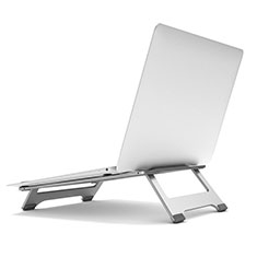 NoteBook Halter Halterung Laptop Ständer Universal K05 für Apple MacBook Air 13 zoll (2020) Silber