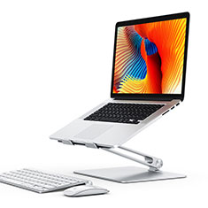 NoteBook Halter Halterung Laptop Ständer Universal K07 für Apple MacBook Pro 13 zoll (2020) Silber