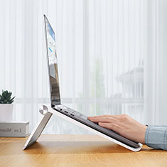 NoteBook Halter Halterung Laptop Ständer Universal K11 für Apple MacBook Air 13 zoll (2020) Silber