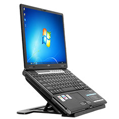 NoteBook Halter Halterung Laptop Ständer Universal S02 für Huawei MateBook X Pro (2020) 13.9 Schwarz