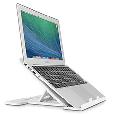 NoteBook Halter Halterung Laptop Ständer Universal S02 für Huawei MateBook X Pro (2020) 13.9 Silber