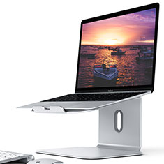 NoteBook Halter Halterung Laptop Ständer Universal S12 für Samsung Galaxy Book Flex 15.6 NP950QCG Silber