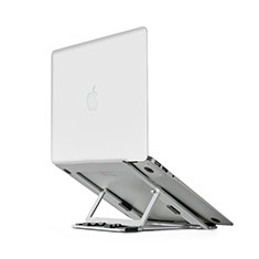 NoteBook Halter Halterung Laptop Ständer Universal T08 für Apple MacBook Air 11 zoll Silber