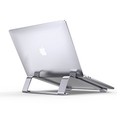 NoteBook Halter Halterung Laptop Ständer Universal T10 für Apple MacBook Air 13 zoll (2020) Silber