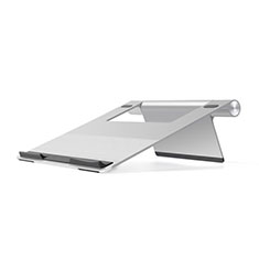 NoteBook Halter Halterung Laptop Ständer Universal T11 für Apple MacBook Air 13 zoll (2020) Silber
