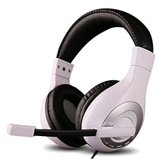 Ohrhörer Stereo Sport Headset In Ear Kopfhörer H50 für Sony Xperia XZ2 Compact Weiß