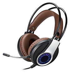 Ohrhörer Stereo Sport Headset In Ear Kopfhörer H54 für Oneplus 7 Pro Braun